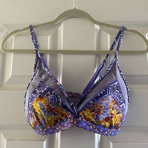 Reversible Purple Maaji bikini Top size L